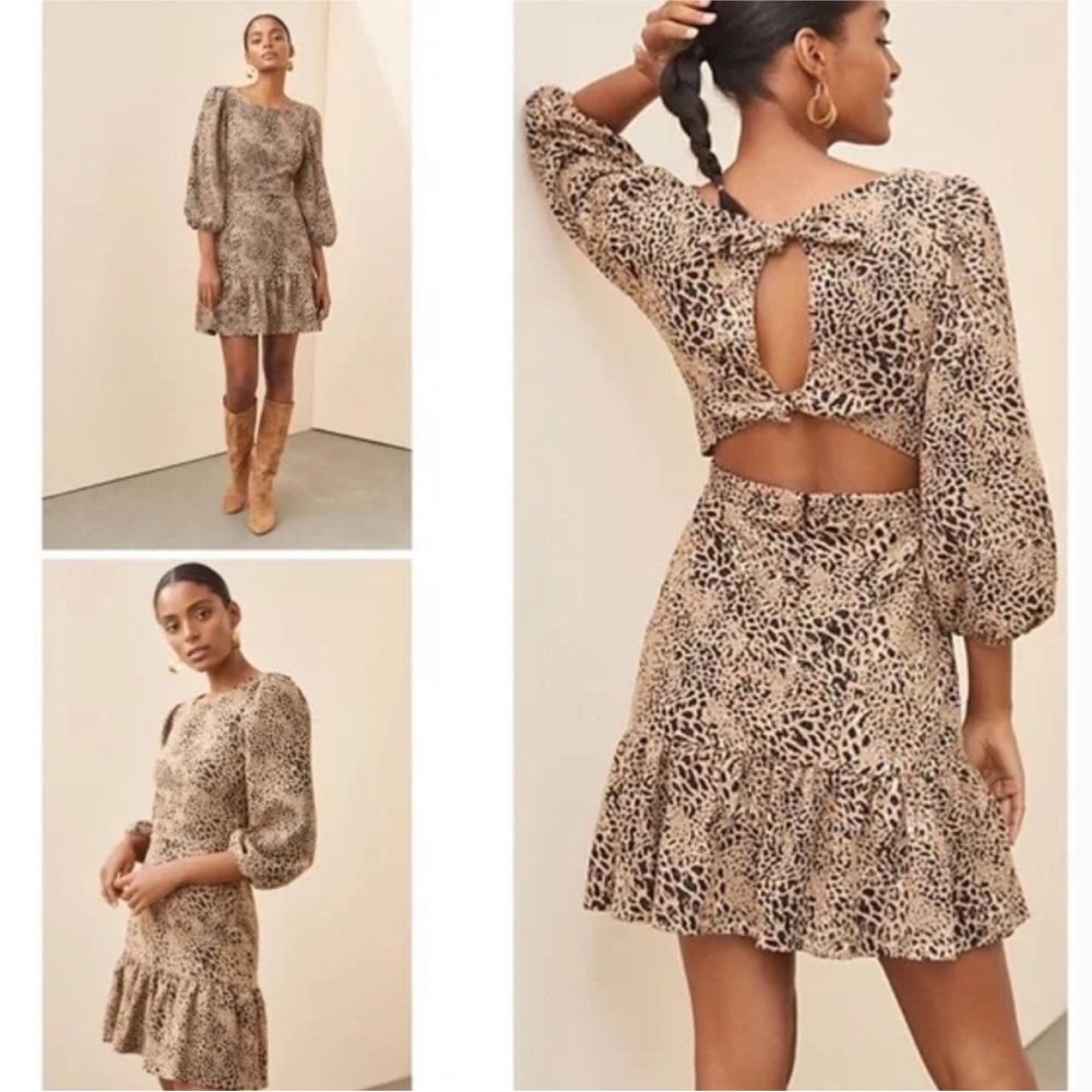 Anthropologie Leopard Dress